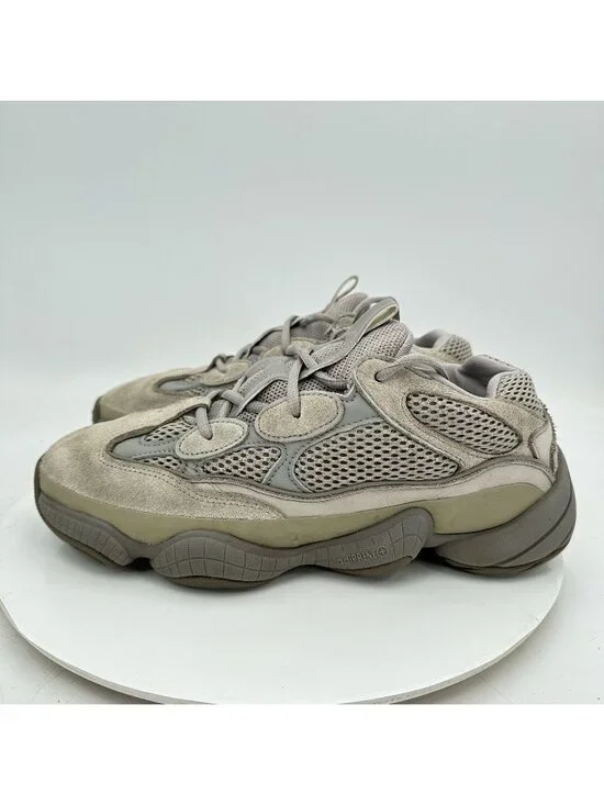 adidas Yeezy 500 Men Size 9 GX3607 Ash Grey Gray Low Top Casual Shoes - Picture 1 of 11